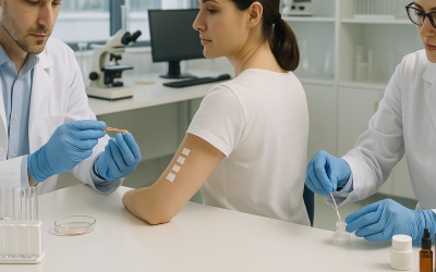 Pruebas dermatológicas obligatorias para productos cosméticos y dermofarmacéuticos